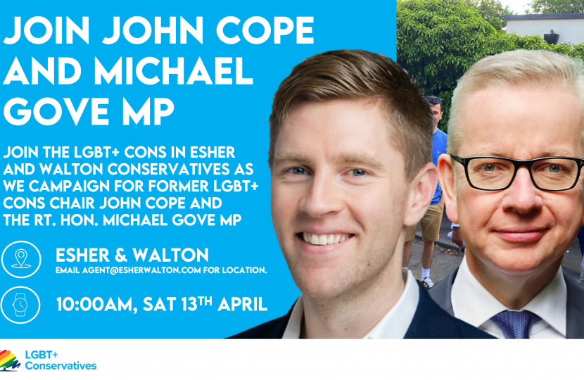 John Cope and Rt. Hon. Michael Gove MP