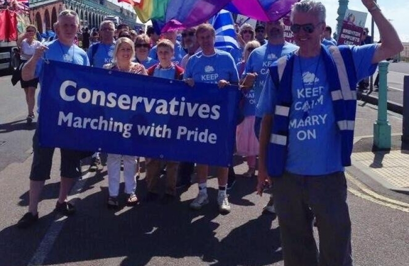 Simon Kirby MP, Brighton Pavilion, Brighton Pride, LGBTory