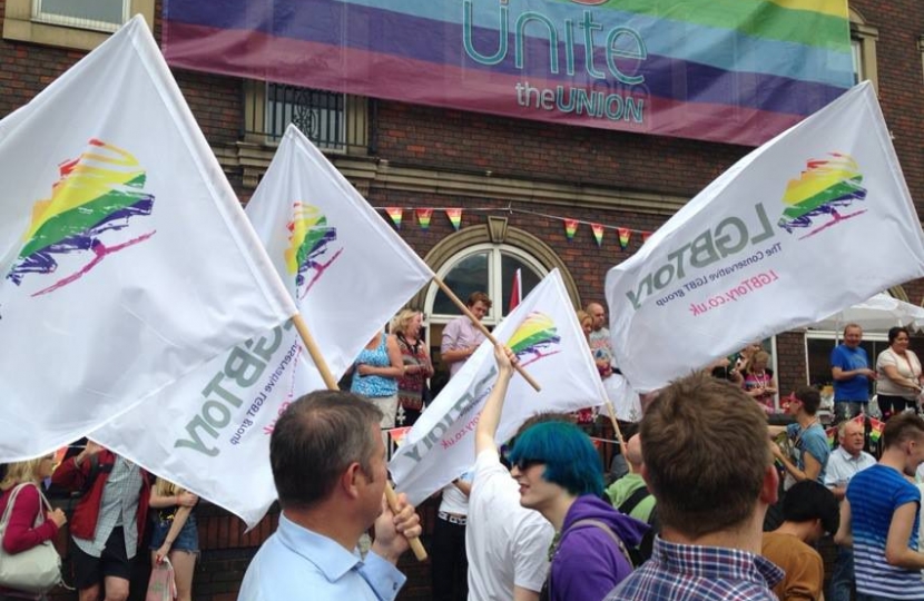 Stuart Andrew MP, LGBTory, Leeds Pride 2013