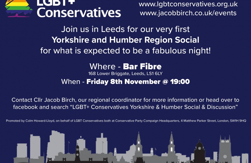 LGBT+ Conservatives Yorkshire & Humber Social & Discussion