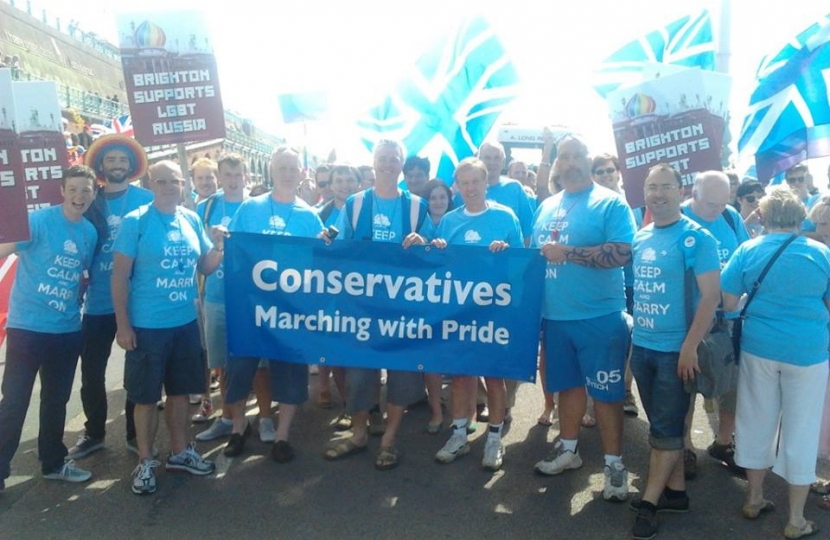 Brighton Kemptown, LGBTory, Simon Kirby MP, Brighton Pride