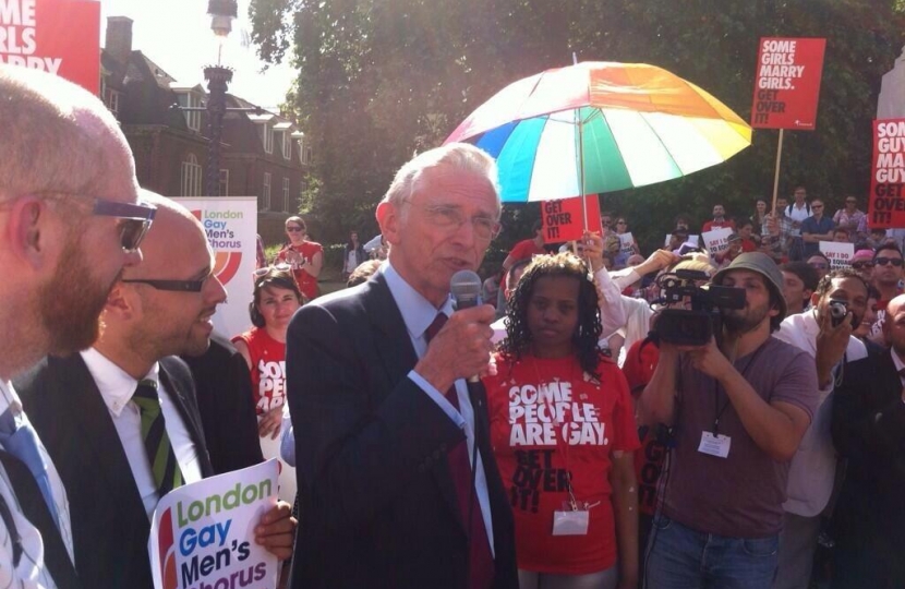 Lord Fowler, LGBTory, equal marriage, same sex marriage