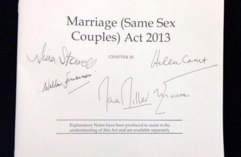 Equal Marriage Bill, Marriage (same sex couples) Act, LGBTory