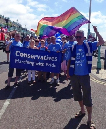 Simon Kirby MP, Brighton Pavilion, Brighton Pride, LGBTory