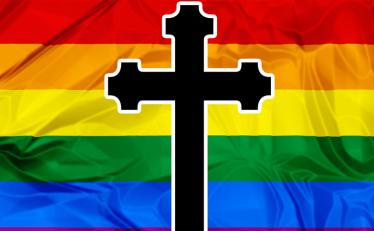 Methodists rainbow flag